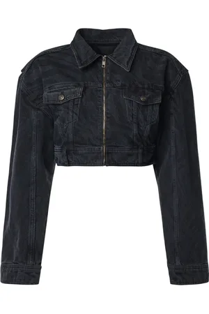 ROTATE Femme, Vestes, Noir, Taille: 40 FR Veste en jean