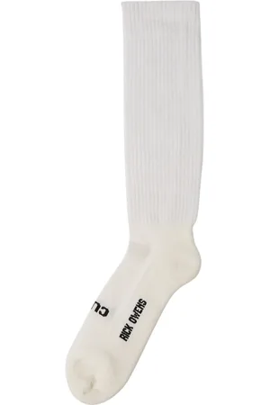 Rick Owens Homme, Sous-vêtements, Blanc, Taille: S Modern Man Signature Socks