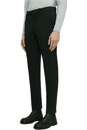 RRD Homme, Pantalons, Vert, Taille: S Pantalon Chino d`Hiver Géométrique Coupe Slim