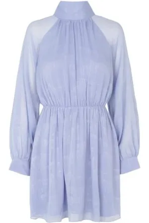 Samsøe Samsøe Femme, Robes, Violet, Taille: 38 FR Mini-robe décontractée avec détail de