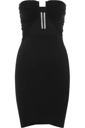 Rick Owens Femme, Robes, Noir, Taille: 36 FR Robe Noire Géométrique Découpée