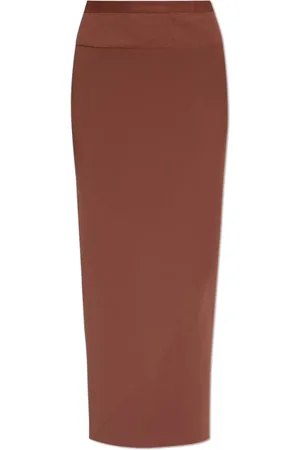Rick Owens Femme, Jupes, Brun, Taille: 38 FR Jupe Mollet Biais