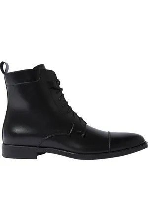 Scarosso Homme, Chaussures, Noir, Taille: 44 EU Bottines à lacets Dante noires