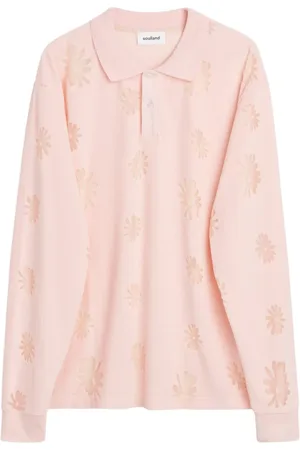 Soulland Unisex, Tops, Rose, Taille: 2Xs/Xs Polo à manches longues Robert