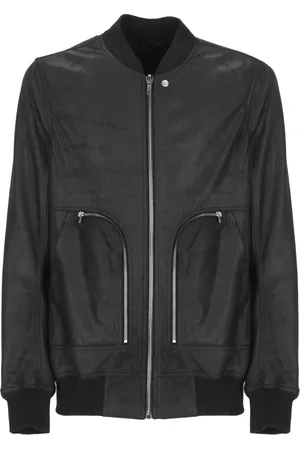 Rick Owens Homme, Vestes, Noir, Taille: L Blouson Aviateur Bauhaus Flight