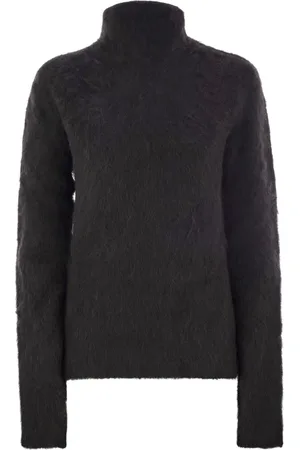 Sportmax Femme, Pulls, Noir, Taille: 38 FR Pull Alpaga Noir Aw24