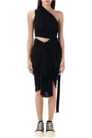 Rick Owens Femme, Robes, Noir, Taille: 38 FR Robe Grenouille Asymétrique