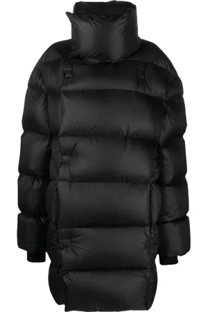 Rick Owens Femme, Manteaux, Noir, Taille: 38 FR Manteau Poncho Jumbo