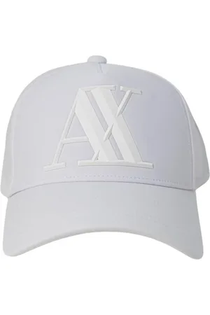 Armani Exchange Homme, Accessoires, Blanc, Taille: ONE Size Casquette en coton