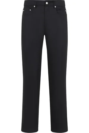 Rick Owens Homme, Pantalons, Noir, Taille: W32 Pantalon en lin