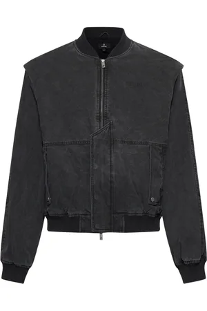 Represent Homme, Vestes, Gris, Taille: L Blouson Bomber Élégant