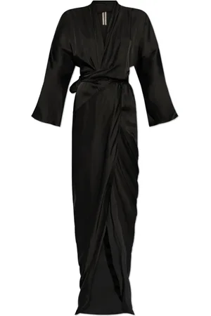 Rick Owens Femme, Robes, Noir, Taille: 36 FR Robe portefeuille
