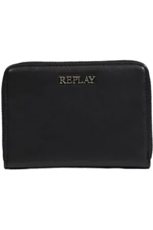 Replay Femme, Accessoires, Noir, Taille: ONE Size Portefeuille Élégant en Polyester