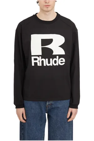 Rhude Homme, Sweatshirts et sweats à capuche, Noir, Taille: L T-shirt Élégant Petrol