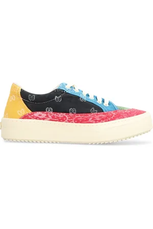 Rhude Homme, Chaussures, Multicolore, Taille: 40 EU Baskets Basses Patchwork Bandana