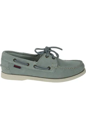 SEBAGO Femme, Chaussures, Vert, Taille: 39 EU Chaussures Mocassins Vert Ss23