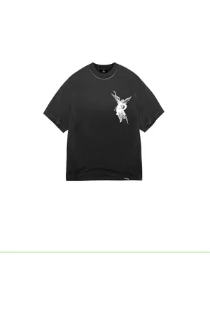 Represent Homme, Tops, Noir, Taille: XL T-Shirt en Coton Archangel
