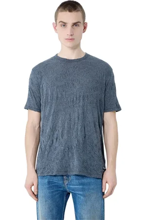 OUR LEGACY Homme, Tops, Gris, Taille: M T-shirt à col rond finition froissée