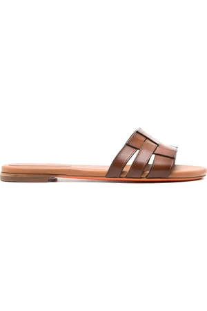 santoni Femme, Chaussures, Brun, Taille: 40 EU Sandales en Daim