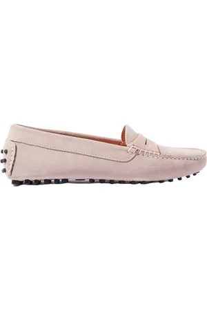 Scarosso Femme, Chaussures, Rose, Taille: 37 EU Mocassins de conduite en daim rose
