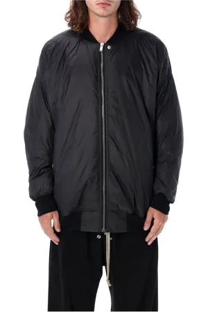 Rick Owens Homme, Vestes, Noir, Taille: L Blouson Aviateur Jumbo Flight
