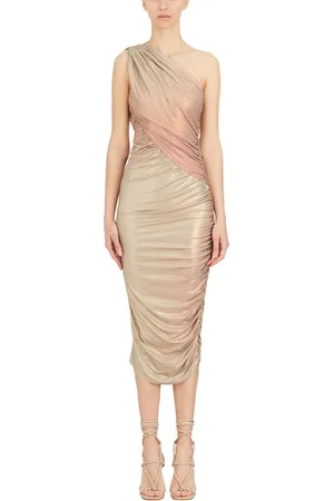 Rick Owens Femme, Robes, Jaune, Taille: 36 FR Robe Dégradée Tangerine