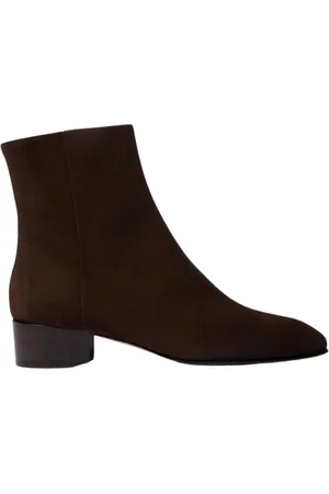 Scarosso Femme, Chaussures, Brun, Taille: 37 EU Bottines Marron Foncé en Daim