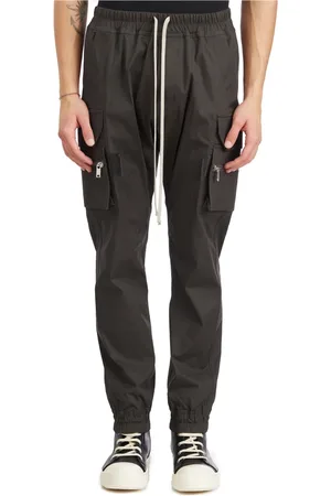 Rick Owens Homme, Pantalons, Gris, Taille: L Cargo Mastodon Dark Dust Pants
