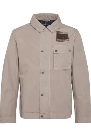 Barbour Homme, Vestes, , Taille: M Veste en Coton avec Fermeture Éclair et Boutons