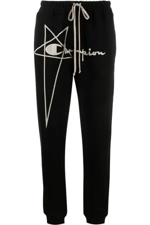 Rick Owens Femme, Pantalons, Noir, Taille: 42 FR Champion Joggers