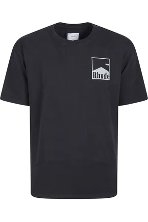 Rhude Homme, Tops, Noir, Taille: S T-shirt Chevron Logo Repeat