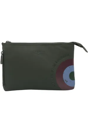 Aeronautica Militare Homme, Sacs, Vert, Taille: ONE Size Runway Clutch Am-550