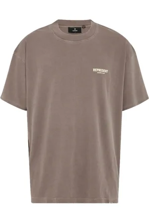 Represent Homme, Tops, Brun, Taille: S T-Shirt Owners Club