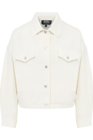 A.P.C. Femme, Vestes, Blanc, Taille: 36 FR Blouson Cally