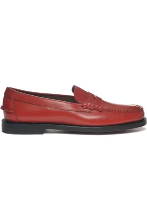 SEBAGO Femme, Chaussures, Rouge, Taille: 36 EU Mocassins Penny Beefroll