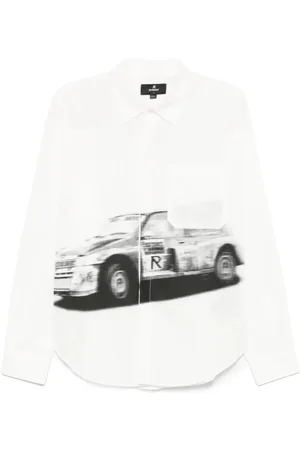 Represent Homme, Chemises, Blanc, Taille: M Chemise Raceway