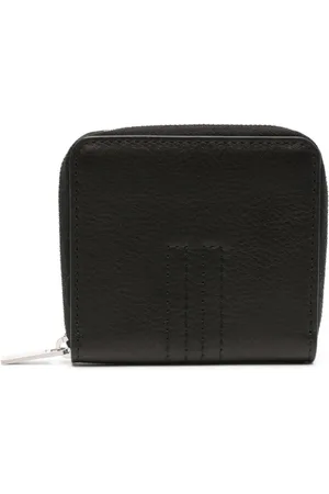 Rick Owens Femme, Accessoires, Noir, Taille: ONE Size Portefeuille Zippé