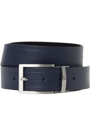Emporio Armani Homme, Accessoires, Bleu, Taille: ONE Size Ceintures Bleues pour Hommes