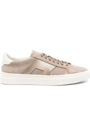 santoni Homme, Chaussures, , Taille: 44 EU Baskets en cuir à semelle en caoutchouc