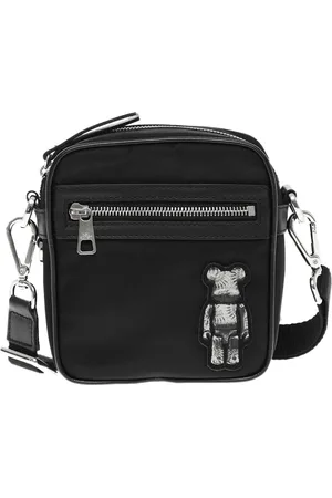 Neil Barrett Homme, Sacs, Noir, Taille: ONE Size Sac bandoulière en nylon avec logo