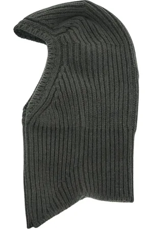 Rick Owens Femme, Accessoires, Gris, Taille: ONE Size Bonnet Cagoule Crâne en Cachemire