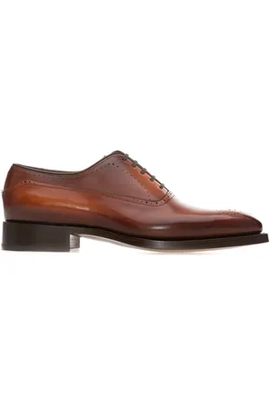 santoni Homme, Chaussures, Brun, Taille: 42 EU Chaussures Oxford Classiques