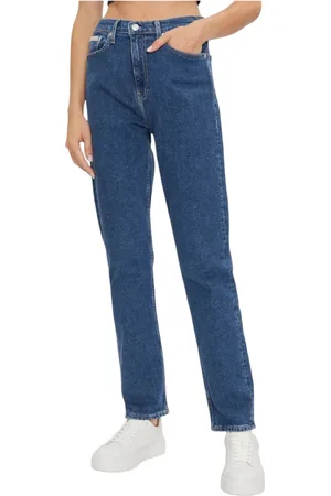 Calvin Klein Femme, Jeans, Bleu, Taille: W27 L34 Jeans Slim Straight Authentiques pour Femmes