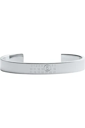 Maison Margiela Femme, Accessoires, Gris, Taille: M Bracelet Argent avec Taille Internationale