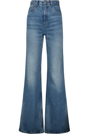Ami Femme, Jeans, Bleu, Taille: W28 Jean Flare en Denim Bleu