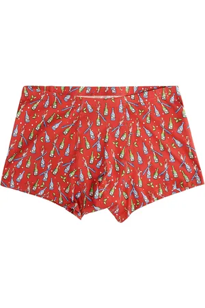 MC2 SAINT BARTH Homme, Sous-vêtements, Rouge, Taille: S Boxer à motif de bulles Édition limitée