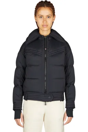 Moncler Femme, Vestes, Noir, Taille: 42 FR Blouson Bomber Rembourré Chapelets