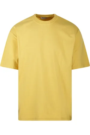 AMISH Homme, Tops, Jaune, Taille: S T-shirt Jaune Chaud