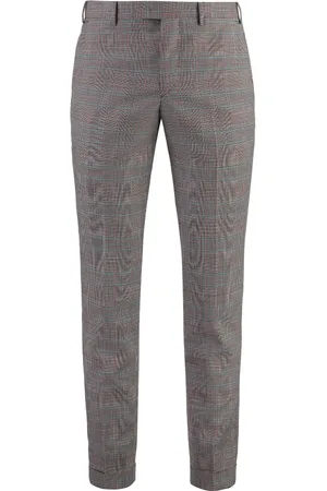 PT Torino Homme, Pantalons, Multicolore, Taille: L Pantalon en laine avec poches