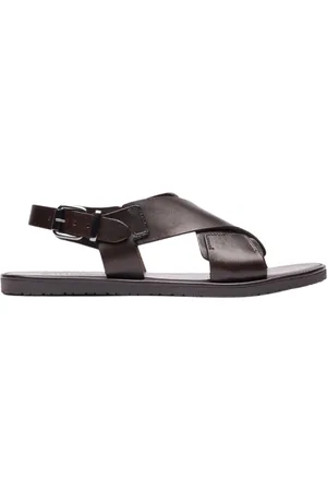 Scarosso Homme, Chaussures, Brun, Taille: 42 1/2 EU Sandales en cuir italien